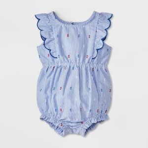 Cat & Jack Scalloped Star Romper